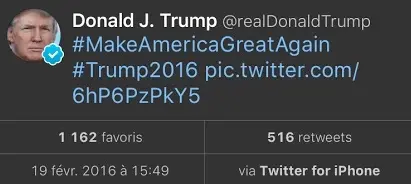 Donald Trump fait campagne sur iPhone, mais appelle au boycott des produits d'Apple