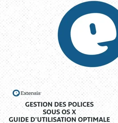 Extensis publie son guide gratuit de bonne gestion des polices sur Mountain Lion