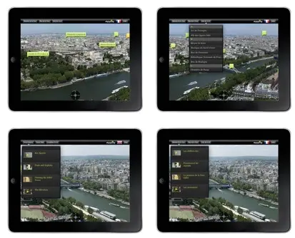 L'iPad fait visiter la Tour Eiffel