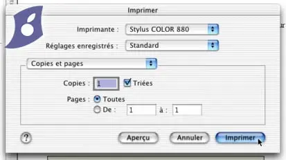 Imprimer sous Mac OS X