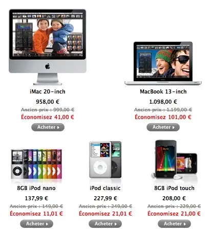 Le black Friday sur le Store France