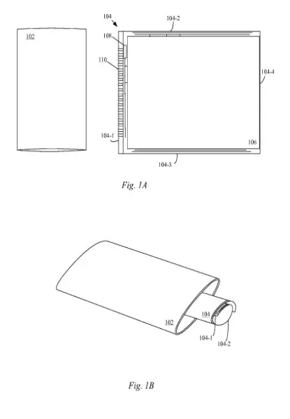 Brevet Apple : un écran qui s'enroule dans un boitier transparent