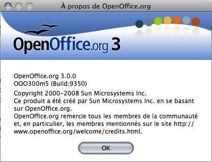 OpenOffice 3.0 RC1 Disponible !