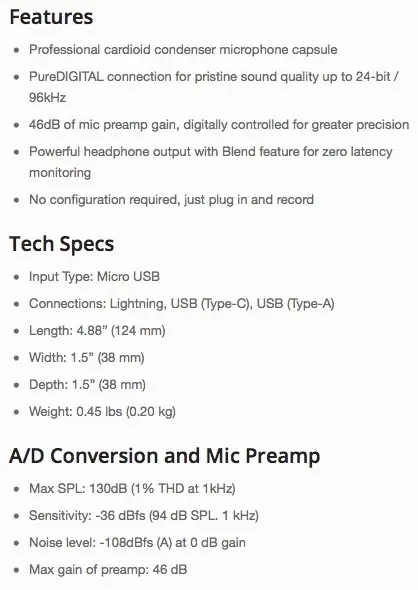 Le micro USB multi-plateformes d'Apogee intègre enfin une sortie casque