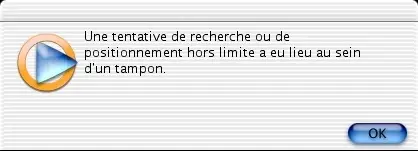 Problème de tampon.