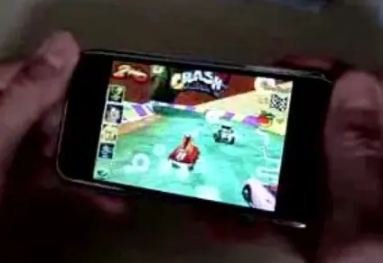 Crash Bandicoot sur iPhone