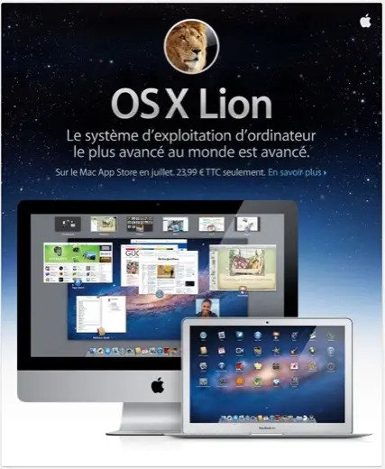 Apple fait la pub de Lion