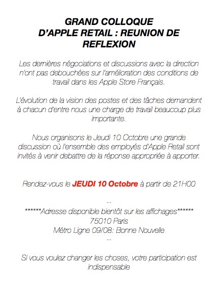 Syndicat Sud : une journée de réflexion pour les salariés Apple Retail France