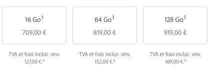 Les prix de l'iPhone 6 en France : de 709€ à 1019€ ! (MAJ avec les tarifs suisses)