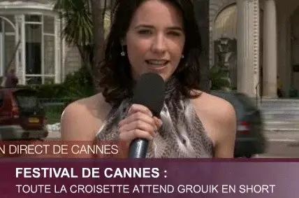 Grouik en short au festival de cannes !