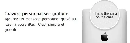 Apple grave vos iPad