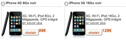 Orange France remonte les prix des iPhone