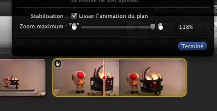 Stabilisons nos vidéos avec iMovie