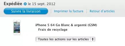 Les premiers iPhone 5 ont été expédiés !