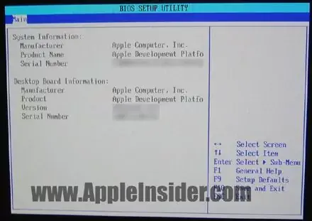 Mac OS  X86 : précisions