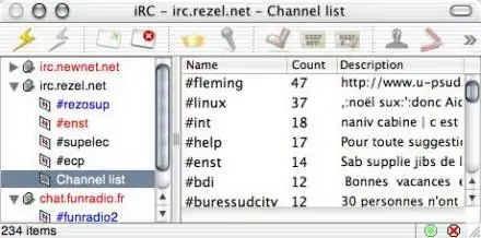 IRC : Nouveau logiciel... 