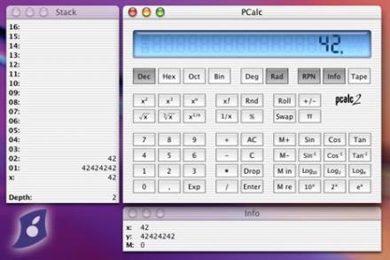PCalc, une calculatrice très complète
