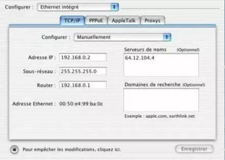 Partager sa connection 56K entre 2 Mac !