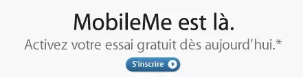 Apple : "MobileMe est là"