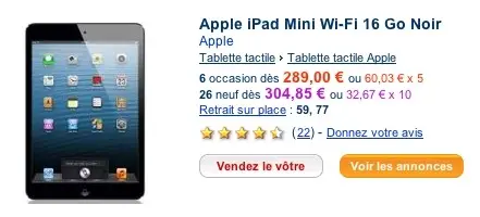 Soldes sur les iPad mini et les iPad Retina