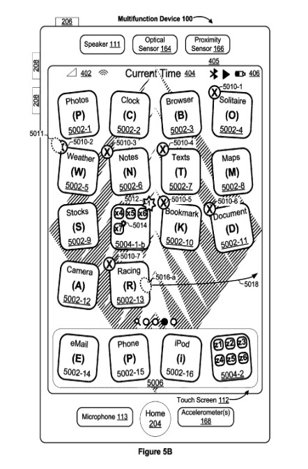 Les dossiers et les icônes qui gigotent sur iOS désormais brevetés