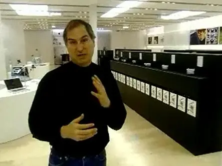 Archéolovidéo : Steve Jobs présente le premier Apple Store