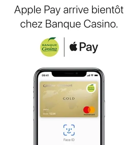 Apple Pay arrive bientôt chez Casino Banque