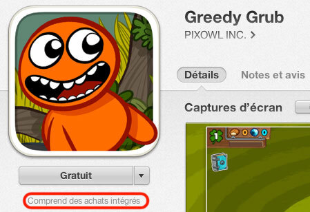 Le danger des achat in-app mieux visible sur iTunes