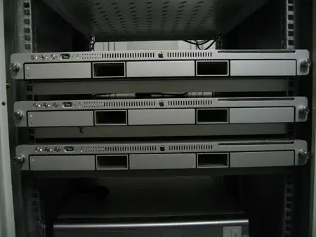 Une petite vidéo des XServe