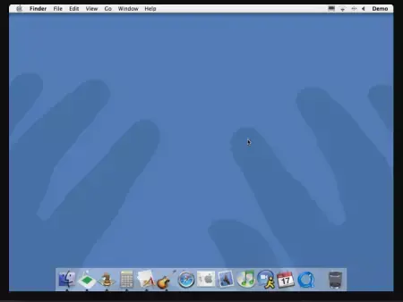 Aperçu de Mac OS X en version tactile