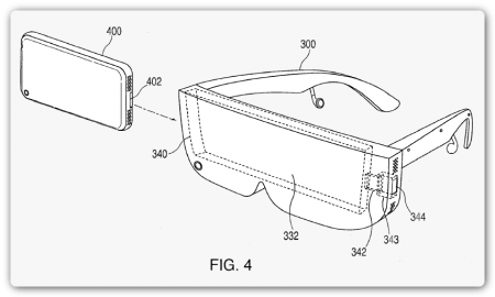 Brevet : l'iPhone qu'on monte en lunettes !