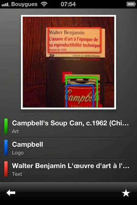 Google pour iOS sait reconnaître visuellement certaines choses