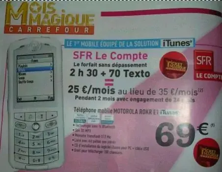 ROKR chez SFR