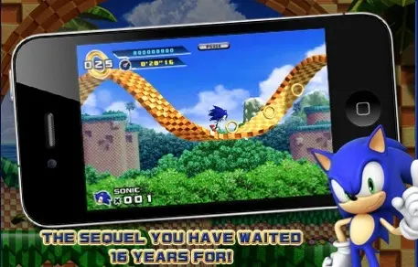 Sonic The Hedgehog 4 sur iPhone et ipod touch