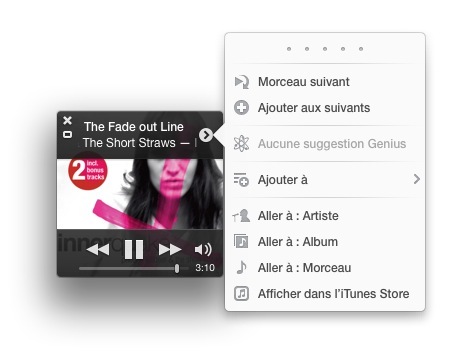 L'astuce du jour : connaissez-vous le "nouveau" mini-lecteur d'iTunes ?