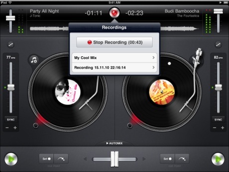 djay iOS désormais compatible Audiobus