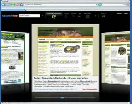 Searchme, la recherche web façon Cover Flow
