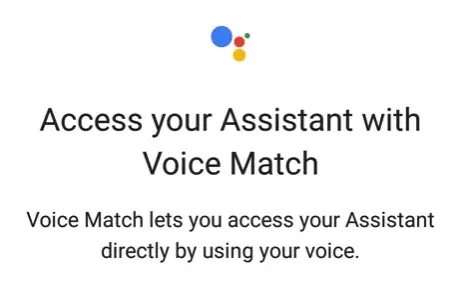 Voice Match arrive sur tous les appareils compatibles avec l'Assistant Google