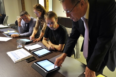 L'iPad au conseil municipal en Suisse