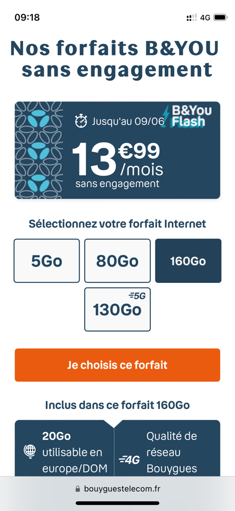 Nouveau forfait 5G sans engagement chez Bouygues Télécom