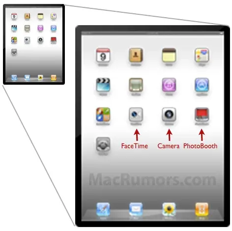 iOS 4.3b2 : des icônes pour Facetime, Photobooth et Camera