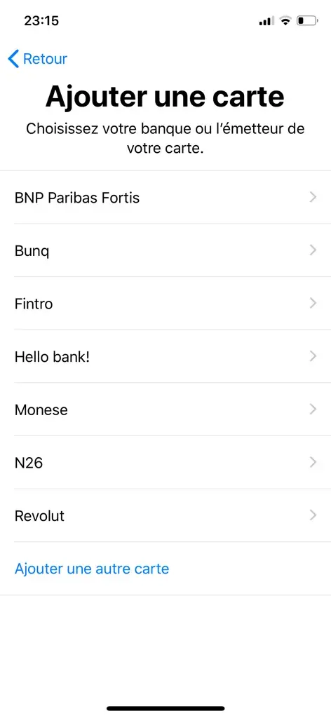 Apple Pay dans de nouveaux pays européens (Slovaquie, Portugal...), N26 en Belgique