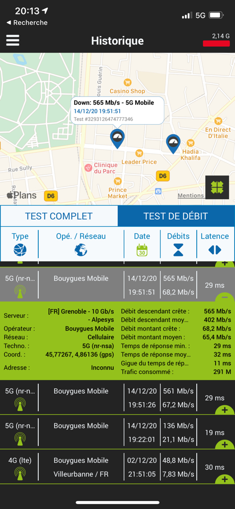 La 5G est partiellement disponible en France avec l'iPhone 12 (+ tests de débit !)