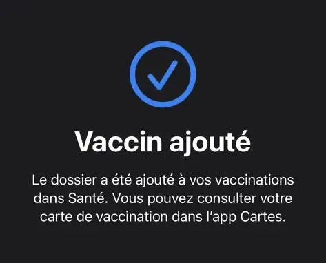 iOS 15.4 permet d'ajouter son certificat de vaccination Covid-19 à Santé et Wallet