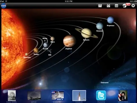 La NASA sur iPad