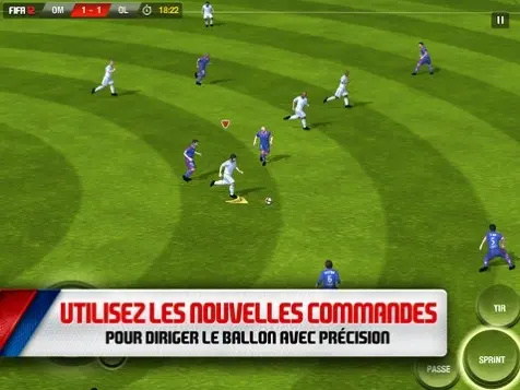 FIFA 2012 débarque sur iOS, les iPhone jouent les Gamepad