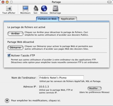 Comment mettre en réseau sous OS X
