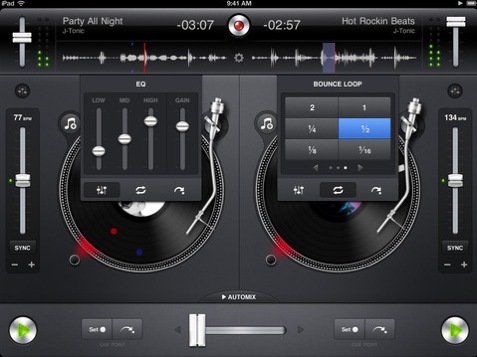djay iPad se met à jour et fait sa promo
