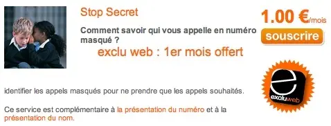 L'anonymat selon France Telecom