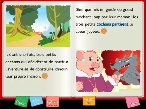 Les trois petits cochons sur iPad à -70%